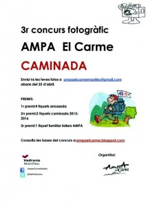 3r Concurs fotogràfic AMPA El Carme-Vedruna